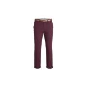 Rode Chino Broek Jack & Jones , Red , Heren