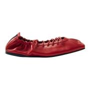 Aureline Rode Leren Ballet Flats Alohas , Red , Dames