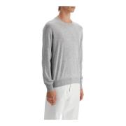 Stijlvolle Cashmere Crew Neck Pullover Brunello Cucinelli , Gray , Her...