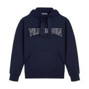 Heren Katoenen Hoodie Vilebrequin , Blue , Heren