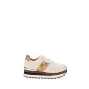 Witte Sneakers Gedurfd en Verfijnd Ontwerp Alviero Martini 1a Classe ,...