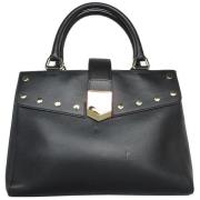 Pre-owned Leather handbags Jimmy Choo Pre-owned , Black , Dames