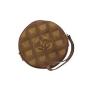 Pre-owned Canvas pouches Chanel Vintage , Brown , Dames