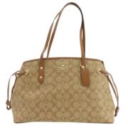 Pre-owned Canvas totes Coach Pre-owned , Beige , Dames