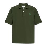 Katoenen polo Maison Kitsuné , Green , Heren