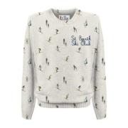 Stijlvolle Sweaters Collectie MC2 Saint Barth , Gray , Heren