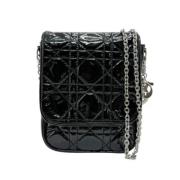 Pre-owned Leather dior-bags Dior Vintage , Black , Dames