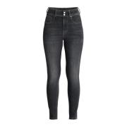 Zwarte Shape Jeans Guess , Black , Dames