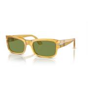 Honey/Green Zonnebril Persol , Yellow , Unisex