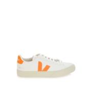 Campo Leren Sneakers in Wit Veja , White , Heren