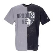 Brooklyn Nets Grafische Tee New Era , Multicolor , Heren