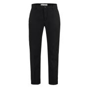 Chino Broek met Zakken en Leer Department Five , Black , Heren