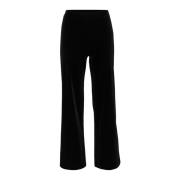 Zwarte Straight-Leg Slim Fit Broek Part Two , Black , Dames