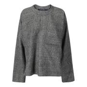 Prins van Wales Crew Neck Blouse Sofie D'hoore , Gray , Dames