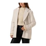 Elegante beige jas voor stijlvolle vrouwen Notre-v , Beige , Dames