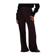 Bordeaux Elegante Broek voor Vrouwen By-Bar , Red , Dames