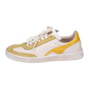 Vintage Leren Dames Sneakers Moma , Multicolor , Dames