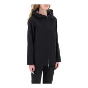 Lichtgewicht Gore-Tex A-Lijn Jas Herno , Black , Dames