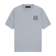 Elegante MA Logo T-shirt in Grijs Amiri , Gray , Heren