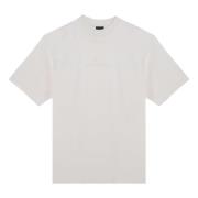 Korte mouwen ronde hals T-shirt Balenciaga , Beige , Dames