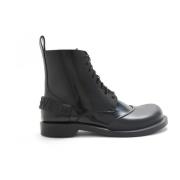 Leren Veterschoenen, Gemaakt in Italië Loewe , Black , Heren