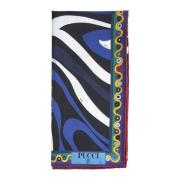 Zijden foulard met uniek ontwerp Emilio Pucci , Multicolor , Dames