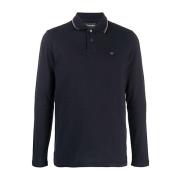 Klassiek Polo Shirt voor Mannen Emporio Armani , Blue , Heren