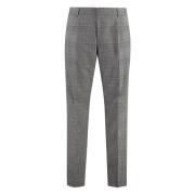 Geruite wolmix broek Hugo Boss , Gray , Heren