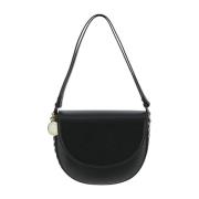 Schoudertas met Kettingband Stella McCartney , Black , Dames