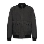 Gewatteerde jas Stone Island , Black , Heren