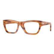 Stijlvolle Bril in Bruine Kleur Persol , Brown , Unisex