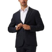 Slim-fit Wol Blazer Donkerblauw Selected Homme , Blue , Heren