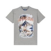 VBQ Moorea T-shirt gemaakt van katoen voor heren Vilebrequin , Gray , ...