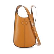 Oranje Leren Tas met Verstelbare Band Tod's , Orange , Dames