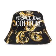 Hoed met Barocco-print Versace Jeans Couture , Black , Heren