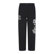 Zwarte Dragon Sweatpants Multicolor Off White , Black , Heren