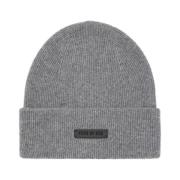 Kasjmier Beanie Flanel Gebreid Logopatch Fear Of God , Gray , Heren