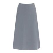 Uitlopende Gebreide Rok MRZ , Gray , Dames