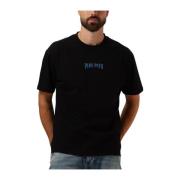 Heren Loose Fit Crewneck T-shirt Pure Path , Black , Heren