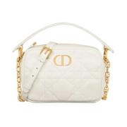 Caro Camera Tas met Top Handvat Dior , White , Dames