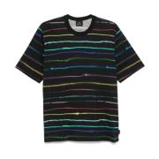 Gestreept Katoenen T-shirt Zwart Paul Smith , Multicolor , Heren