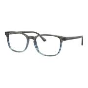 Striped Blue Grey Eyewear Frames Ray-Ban , Gray , Heren