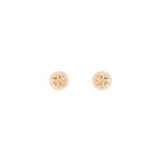 Iconische Miller Pavé Stud Oorbellen Tory Burch , Yellow , Dames