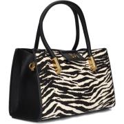 Schoudertas met Zebra Print Orphea Mexx , Black , Dames