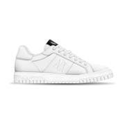 Witte Sneakers voor een stijlvolle look Armani Exchange , White , Here...