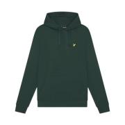 Groene Pullover Hoodie Trui Lyle & Scott , Green , Heren