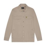 Cord Overshirt voor Mannen Lyle & Scott , Beige , Heren