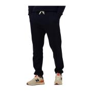 Logo Sweatpant voor Stijlvol Comfort Scotch & Soda , Blue , Heren