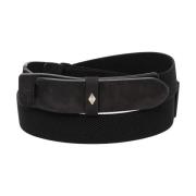 Gevlochten Riem Textiel Zwart Lottusse , Black , Heren