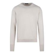 Kasjmier Crewneck Sweater - Gemaakt in Italië Drumohr , Gray , Heren